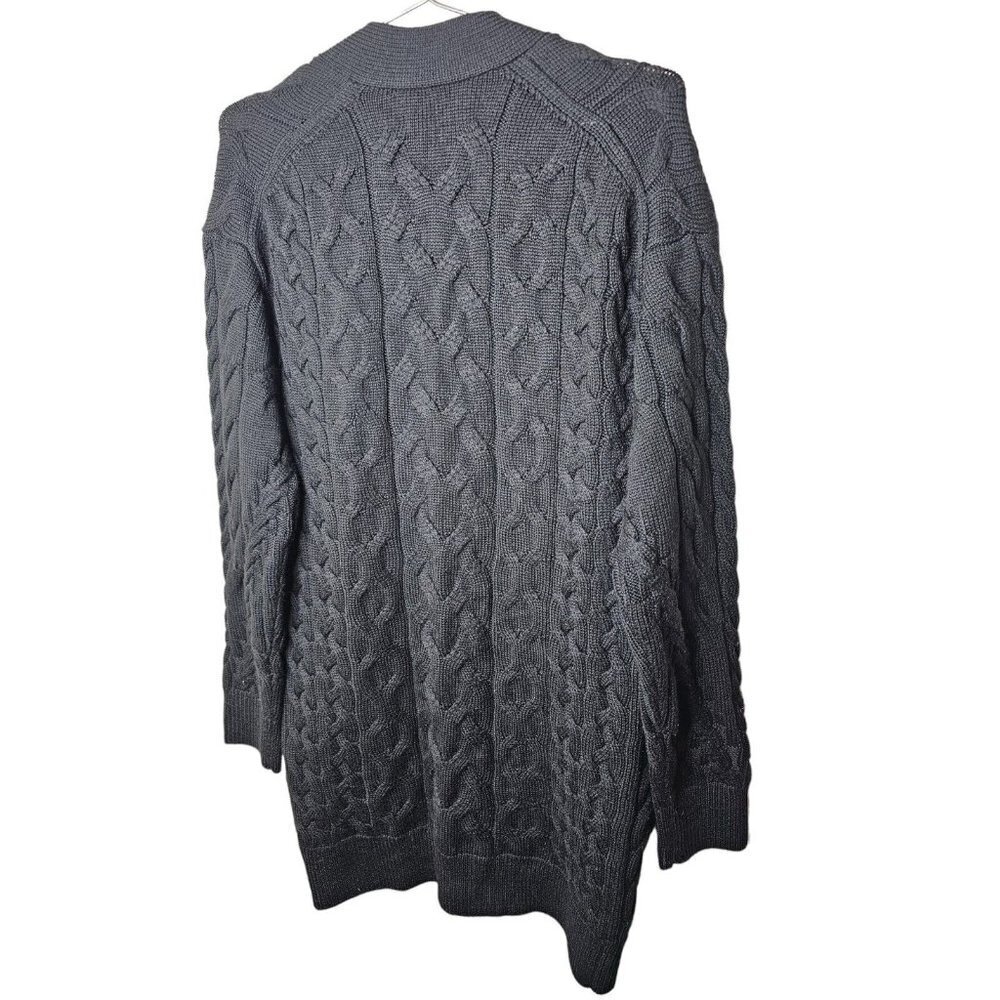 Wilfred Anya Sweater Thick Knit cardigan 100% Merino Wool Oversized SZ XXS-S - Picture 10 of 15